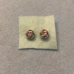 Brighton CZ stud earrings